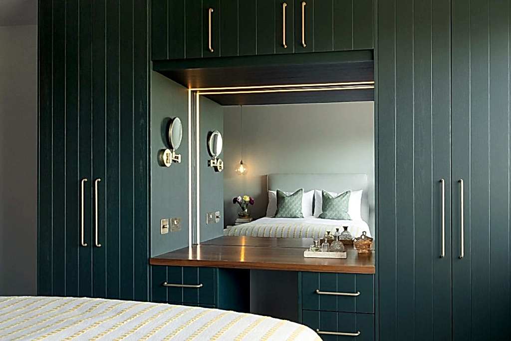 Luxury home interior with contemporary furniture, premium finishes, and elegant design details